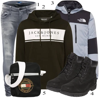 outfit mit Siva Hlače G-Star Raw "Priložnostna oblačila"