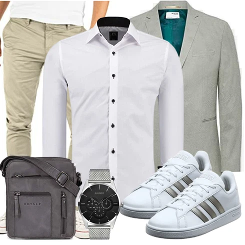 Weiß Accessoire J'S FASHION kombinieren