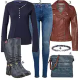 Úzké zimní kabáty outfity image