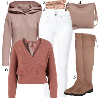 Zimske Outfiti mit Bela Kavbojke Only "1"