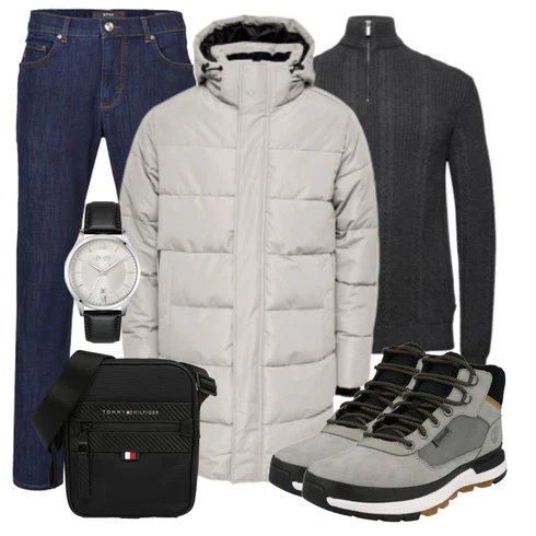 Schwarz Hoodie ESPRIT kombinieren