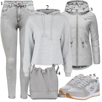 outfit mit Siva/Oranžna Superga Skechers "1"
