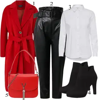 outfit mit Črna Čevlj Tamaris "1"