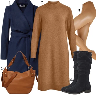 outfit mit Rjava Obleka Vila "1"
