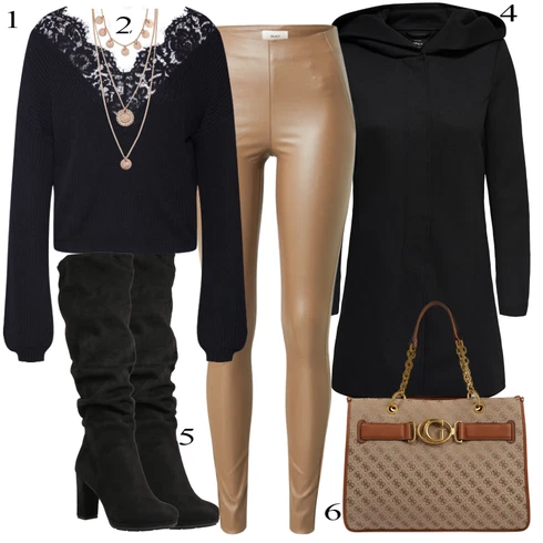 Kombinace Hnědá/Šedá/Khaki/Béžová Neprůhledný Legíny/Formovaná Legína/Kožený legíny/Legíny s Rozparkem/Strečová Kalhoty/Legíny s Vysokým Pasem/Skinny Kalhoty/Jeggings/Tregíny/Legíny Kožený Vzhled/Push up Kalhoty Object