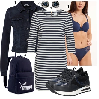 Outfit s Mini Šaty Vila "Ulice Styl Outfit"