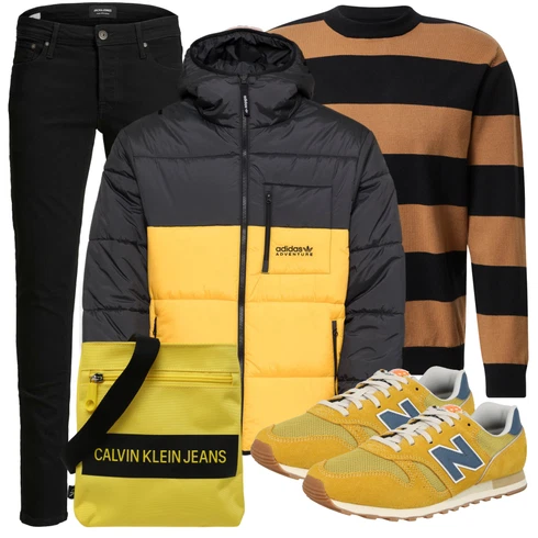 Gelb Sneaker/Leder Sneaker New Balance kombinieren