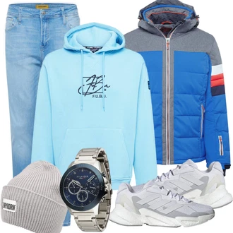 Outfit mit Grau Hut Drykorn "Freizeit Outfits"