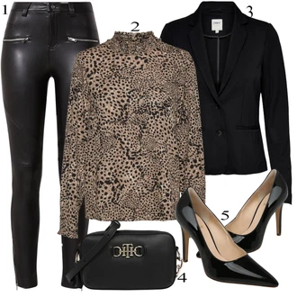 Outfit s Černá Bota Högl "Business vzhled"