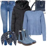 Zimní outfity se zvířecím potiskem image