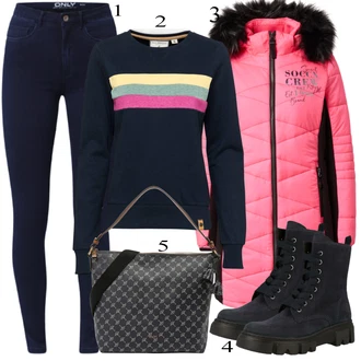 outfit mit Črna Škorenj Gabor "1"