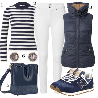 Outfit sa Crna Tenisica New Balance "Outfit za zimu"