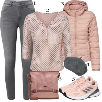 Casino Outfit s Růžová/Hnědá Vyšívaná blůza/Vzorovaná Halenka/Dětská hračka/Blůza s knoflíčkem/Halenka s Potiskem/Halenka s Výšivkou Anglaise/Carmen Blůza Lascana "Ulice Styl Outfit"Look: Banka, Bar, Svátek cukru, Casino, Svátost oltářní, Biřmování, Chatky, Večeře, Galavečer, Zahradní večírek, Hawaii, Výročí, Párty, Bazén, Škola, Zvláštní příležitosti