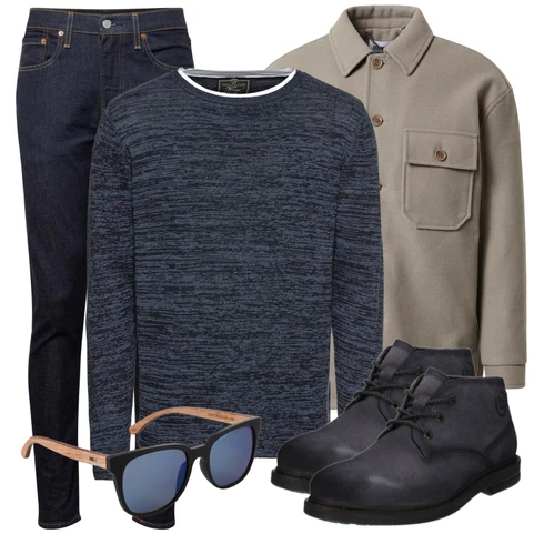 Weiß/Schwarz Hose levi's kombinieren