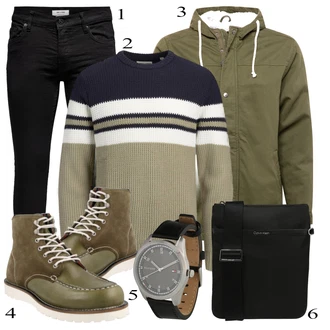 outfit mit Zelena Superga "Priložnostna oblačila"