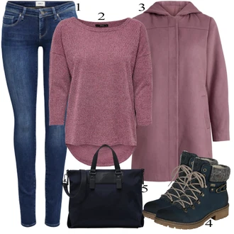 outfit mit Črna Škorenj Rieker "1"