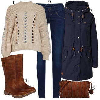 Outfit sa Crvena Čizmica Bullboxer "Udoban zimski outfit"