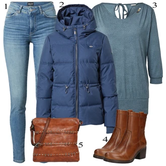 outfit mit Modra Zimska Jakna Ragwear "1"