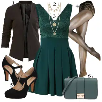 outfit mit Modra Obleka Wal g. "1"