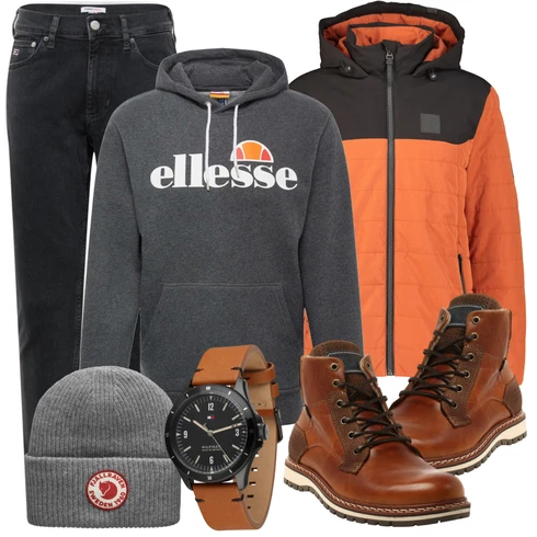 Orange Sommerjacke Alife and Kickin kombinieren
