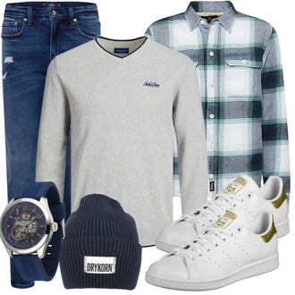 Outfit mit Schwarz Hut Drykorn "Praktischer Look"