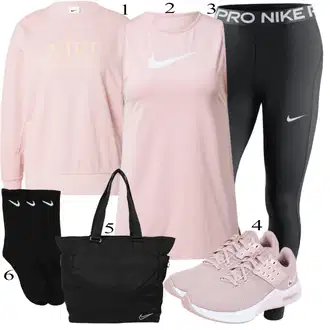 outfit mit Siva Čevlj Superga Nike "1"