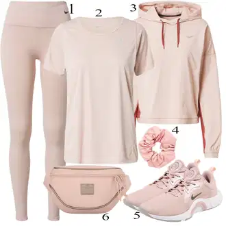 outfit mit Siva Čevlj Superga Nike "1"