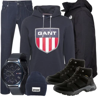 Outfit mit Schwarz Hut Drykorn "Street Style Outfit"