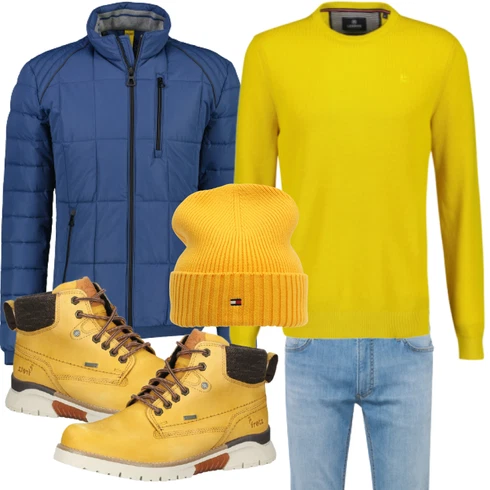 Gelb Hut Tommy Hilfiger kombinieren