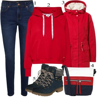 outfit mit Črna Škorenj Rieker "1"