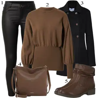 outfit mit Črna Čevlj Tamaris "1"