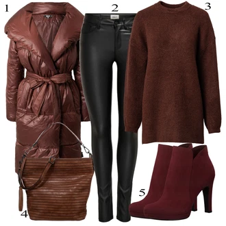 Outfity na zimu Dlouhé / Maxi "1"