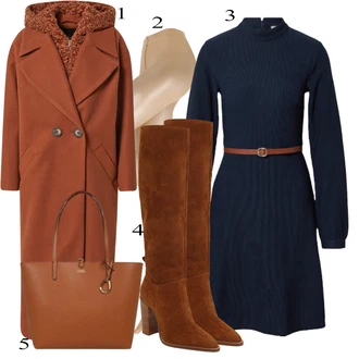 Zimske Outfiti mit Rdeča river island "1"