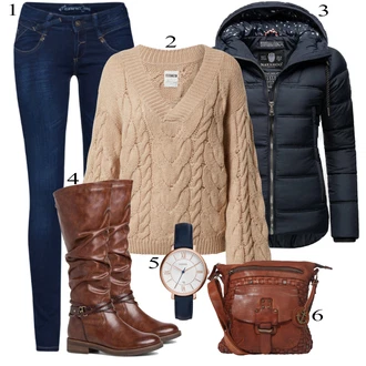 Outfit sa Crna/Plava Traperice Gang "Tvoj otmjeni outfit"