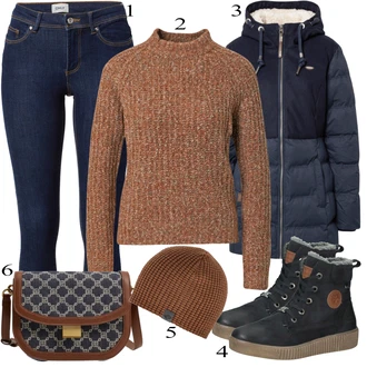 outfit mit Črna Zimska Jakna Ragwear "1"