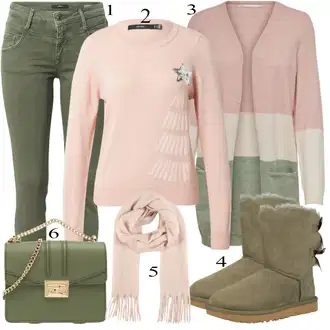 outfit mit Siva/Rjava Škorenj UGG "1"
