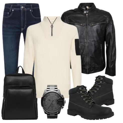 Schwarz Rucksack About You kombinieren