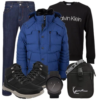 Winter Outfits mit Schwarz Jeans Brax "Winterlicher Look"