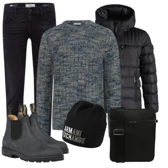 Winter Outfits mit Weiß Jeans Brax "Winterlicher Look"