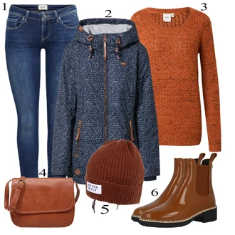 Outfit sa Crvena Čizmica LEMON JELLY "savršena odjeća"