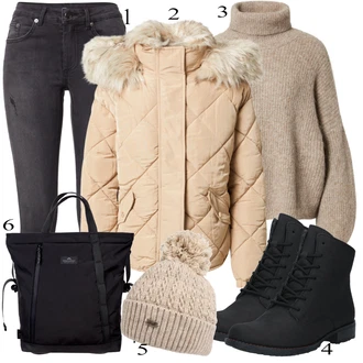 outfit mit Črna Škorenj Rieker "1"