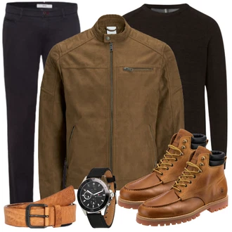 Outfit mit Orange Gürtel Replay "Alltags Outfit"