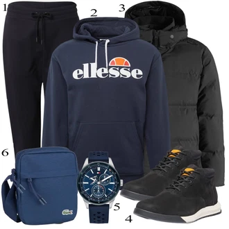 outfit mit Črna Superga Timberland "Priložnostna oblačila"