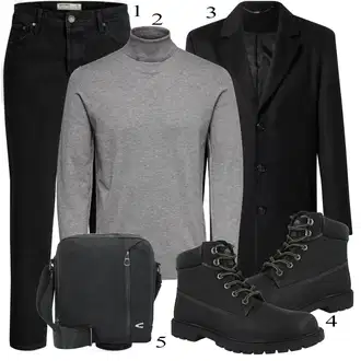 outfit mit Črna Škorenj Dockers by Gerli "Priložnostna oblačila"