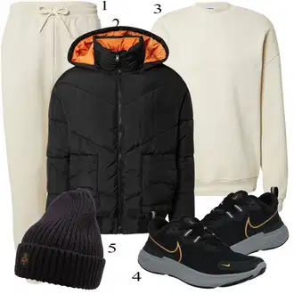 outfit mit Črna Čevlj Superga Nike "Vsakdanja oblačila"
