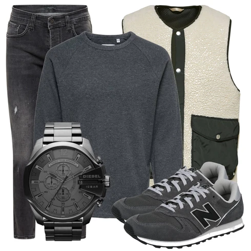 Schwarz Hoodie Sweatshirt Only & Sons kombinieren