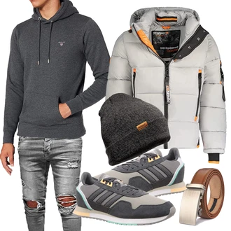 Outfit mit Hut/Winter Parka "Alltagsoutfit"