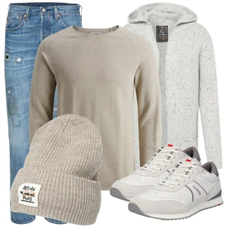Outfit mit Beige Hut Drykorn "Alltagsoutfit"