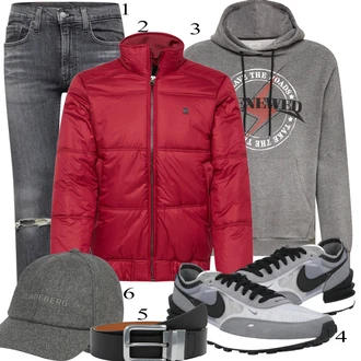 outfit mit Siva Superga Nike Sportswear "Praktičen videz"