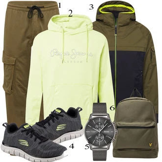 outfit mit Črna Superga Skechers "Športna oblačila"